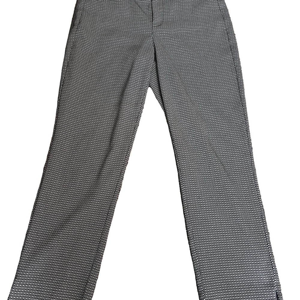 NYDJ Black & White Patterned Dress Pants with Lift & Tuck Technology Size 6